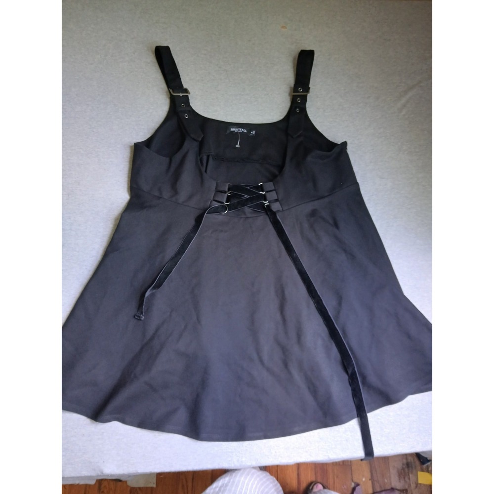 Torrid Dress 4x Nightfall Corset Mini Grunge Goth Whimsigoth Jersey Rockabilly